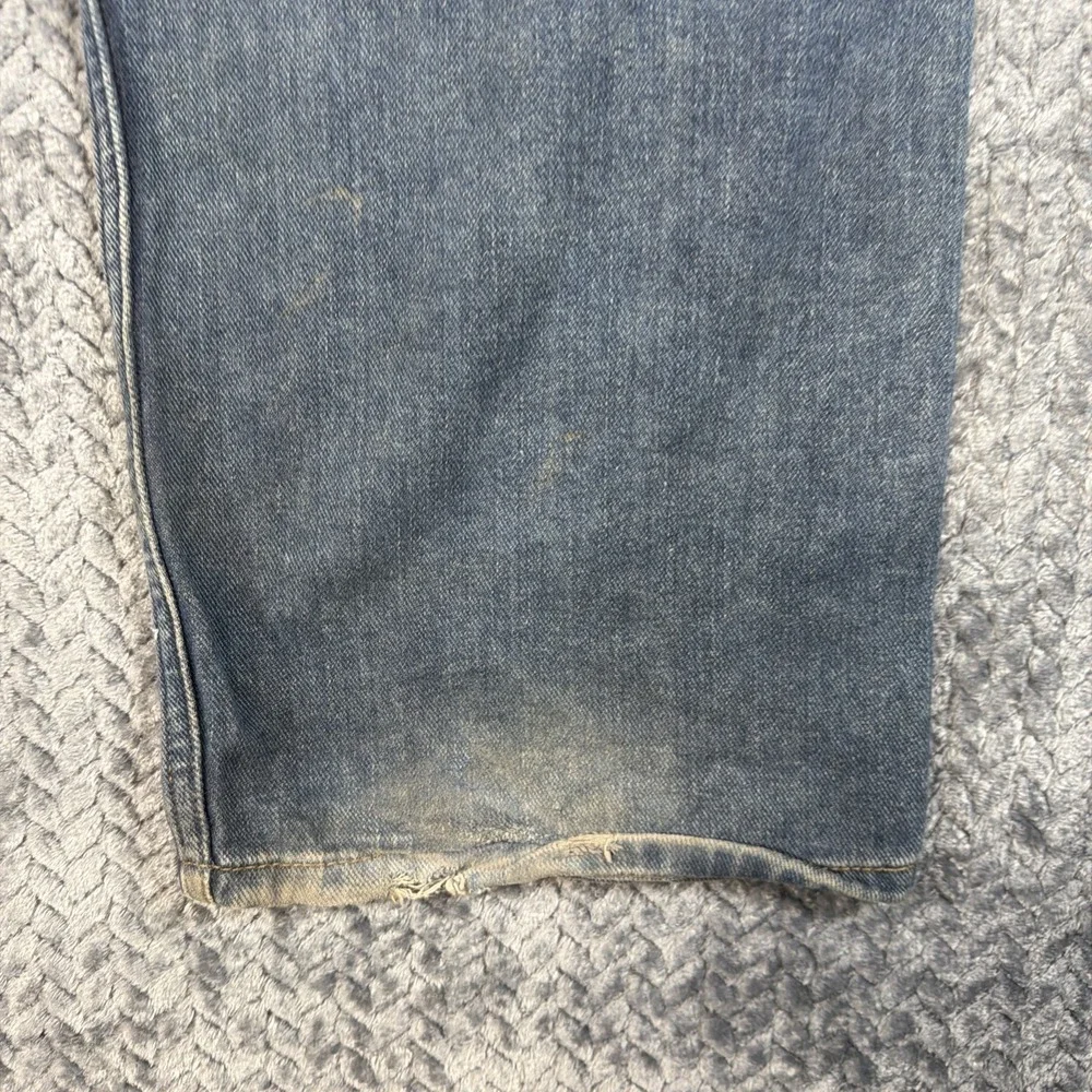 Signature Levis‎ Strauss Jeans Mens 40x30 Blue Dark Wash Cotton Stretch Athletic